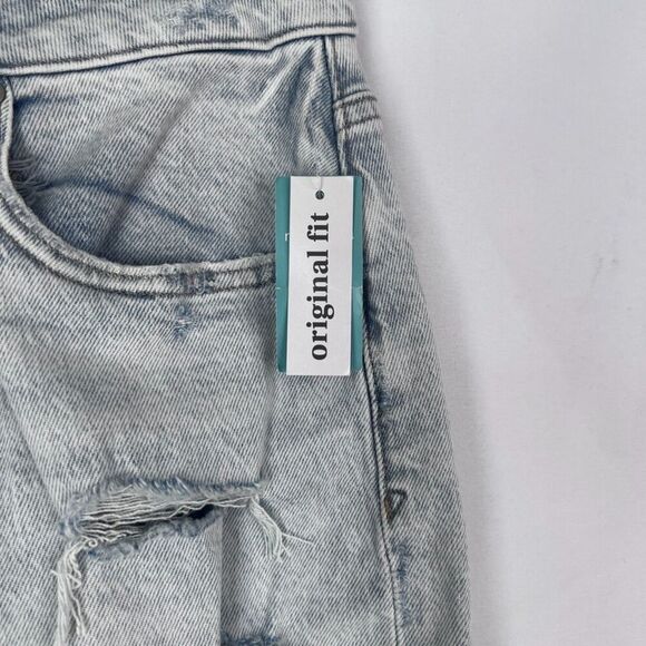 Maurices NWT Edgely Original Fit Relaxed Boyfriend Crop Denim Jeans Size 8 - Picture 4 of 9